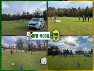 Ferienzeit ist Fußballzeit- Das DFB-Mobil in Oranienbaum